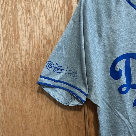 Gray Blue Raglan Crew Neck Jersey - Picture 5 of 6